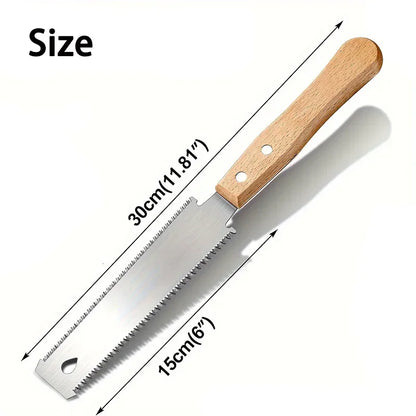 6-Inch Hand Saw, Double-Sided Flexible Blade for Flush Cutting, Woodworking Tools for Household Use
